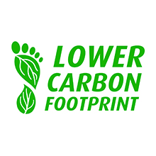 lower carbon footprint